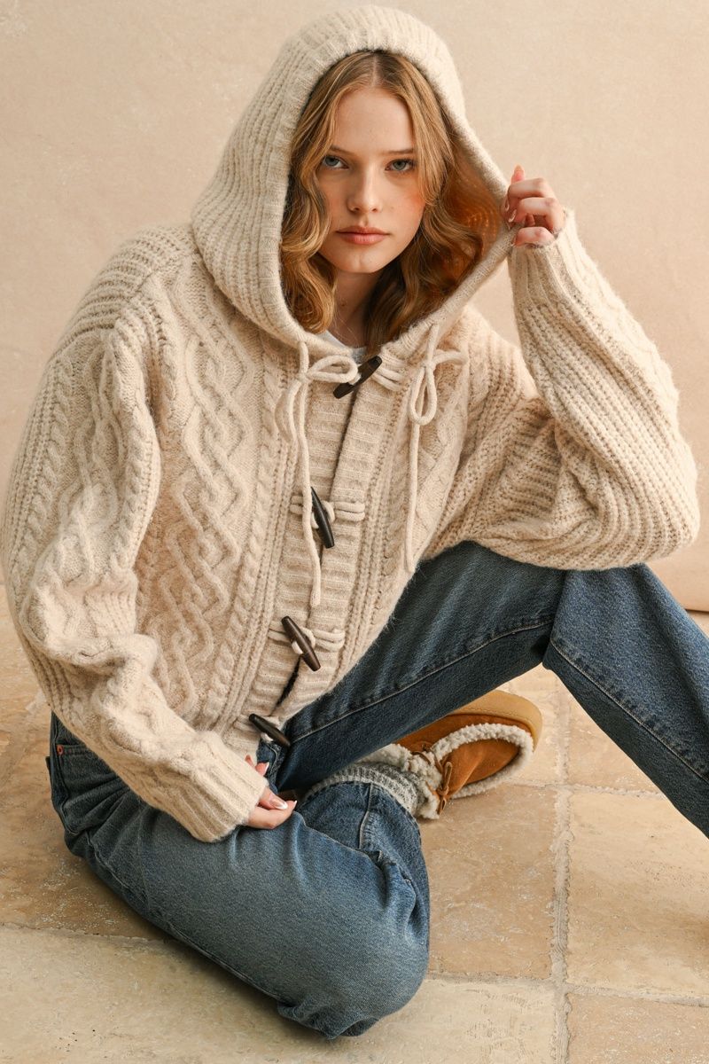 Knit Toggle Hoodie