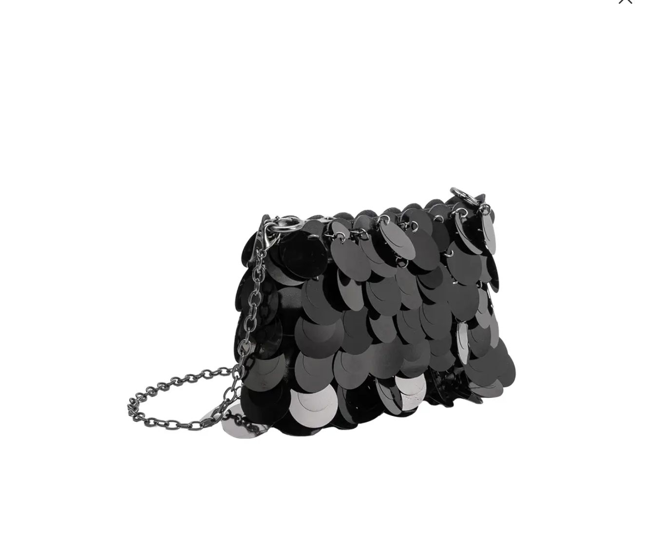 Gillie Sequin Bag, Colour: Black