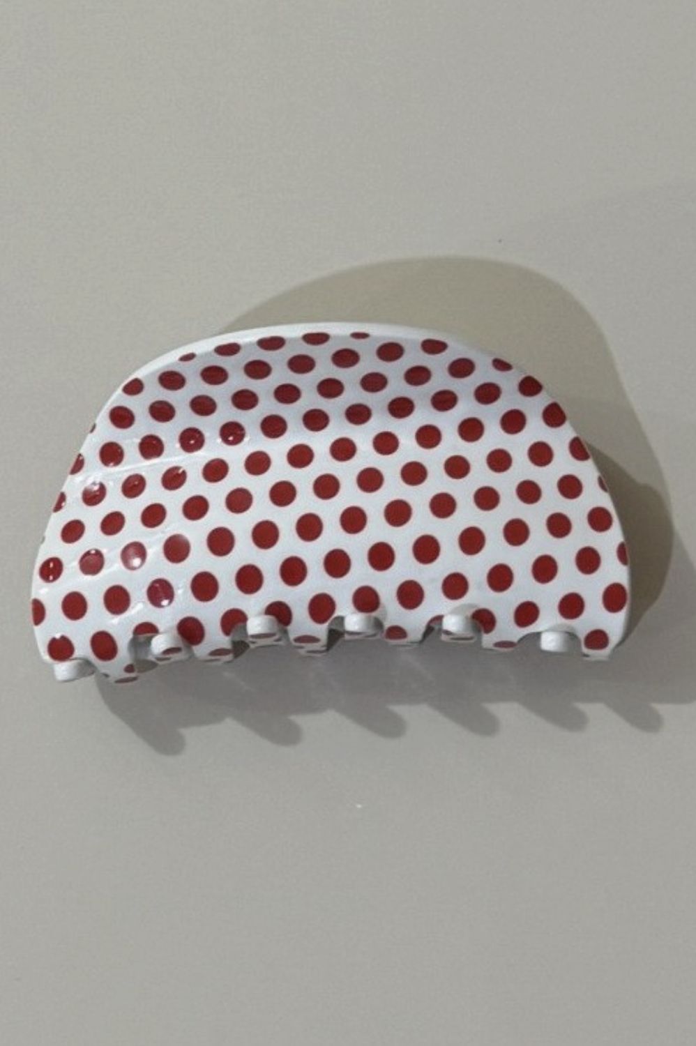 Red Polka Dot Clip