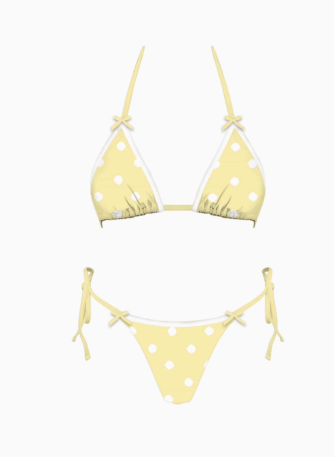 Yellow Polka Dot Bikini