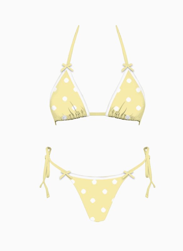 Yellow Polka Dot Bikini
