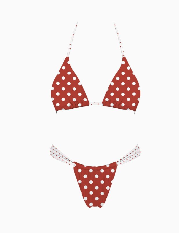 Red Polka Dot Bikini