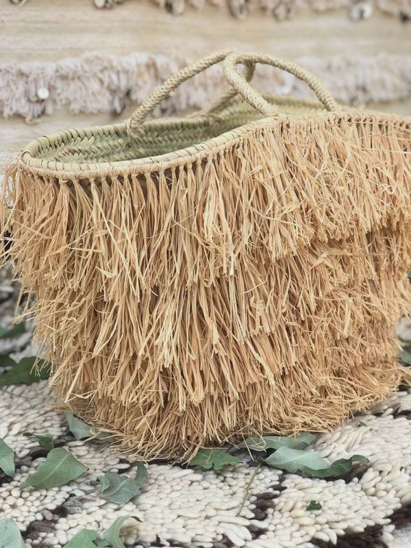 Large Straw Bag