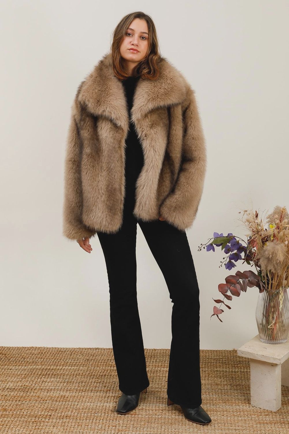 Faux Fur Jacket