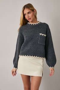 Long Sleeve Stitch Sweater