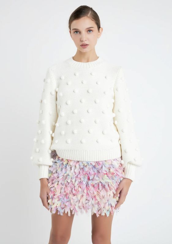Pom Pom Sweater