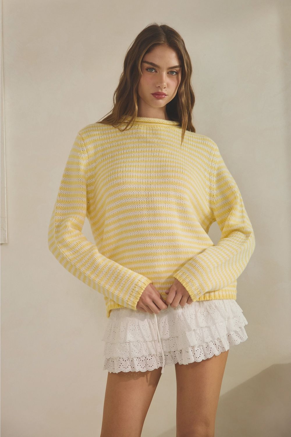 Stripe Lemon Sweater