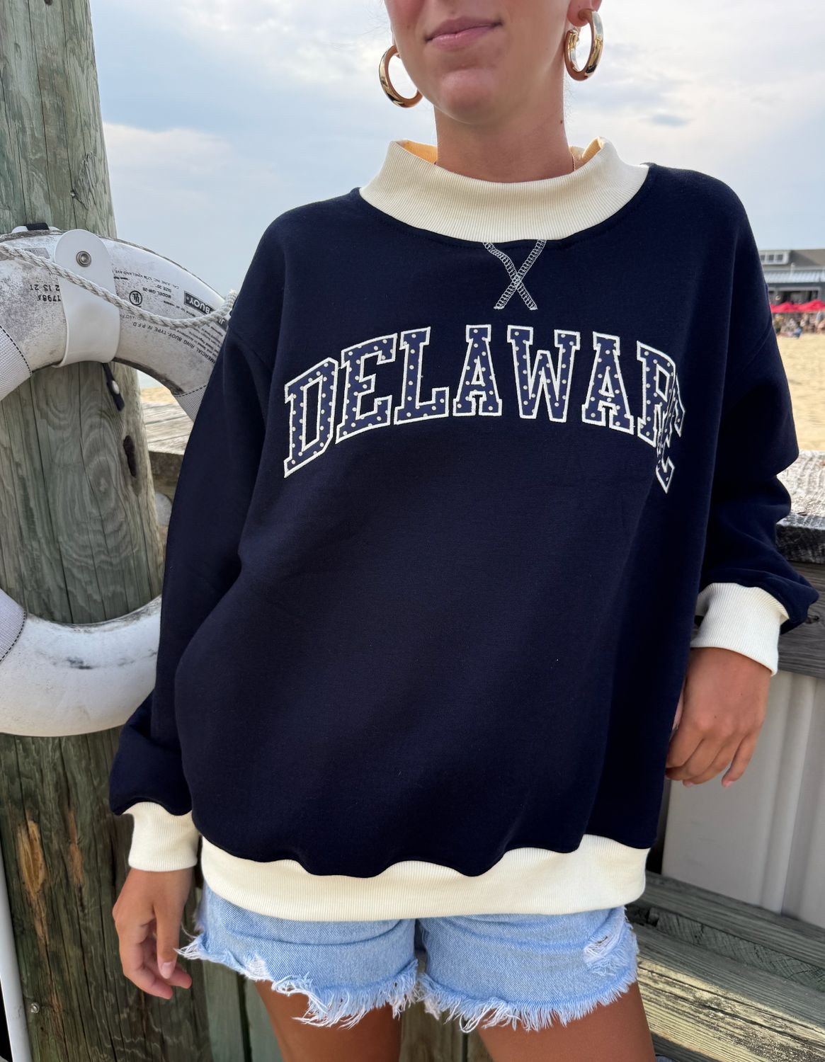 Delaware Mock Neck
