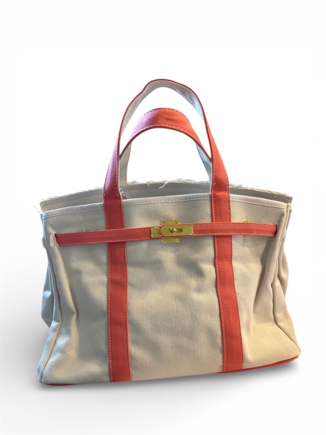 Canvas Boat Tote, Colour: Pink