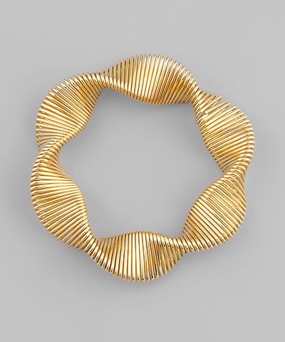 Gold Swirl Bracelet