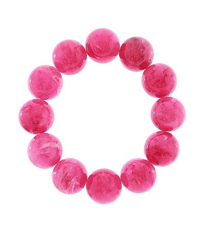 Pastel Beaded Bracelet, Colour: Pink