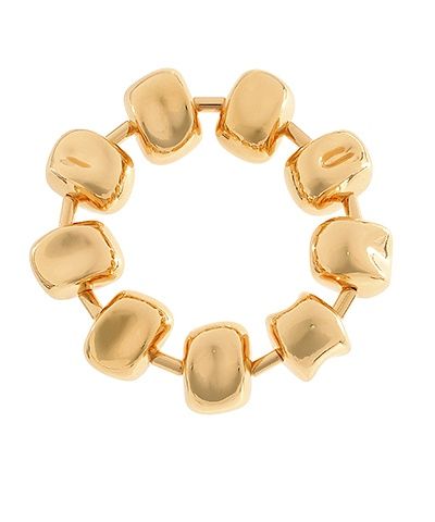 Gold Pebble Bracelet