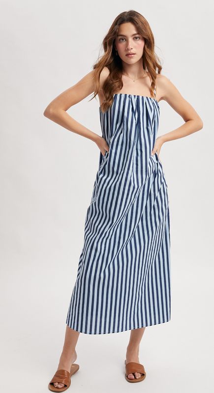 Navy Stripe Dress