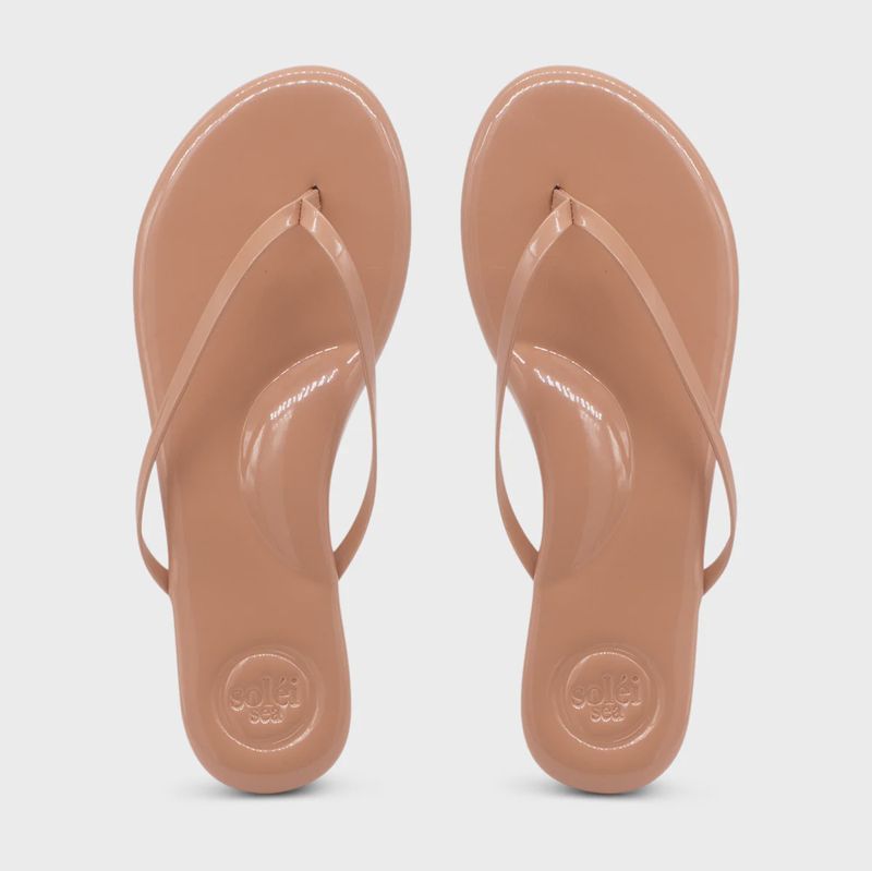 Soleil Sea Patent Flip Flop