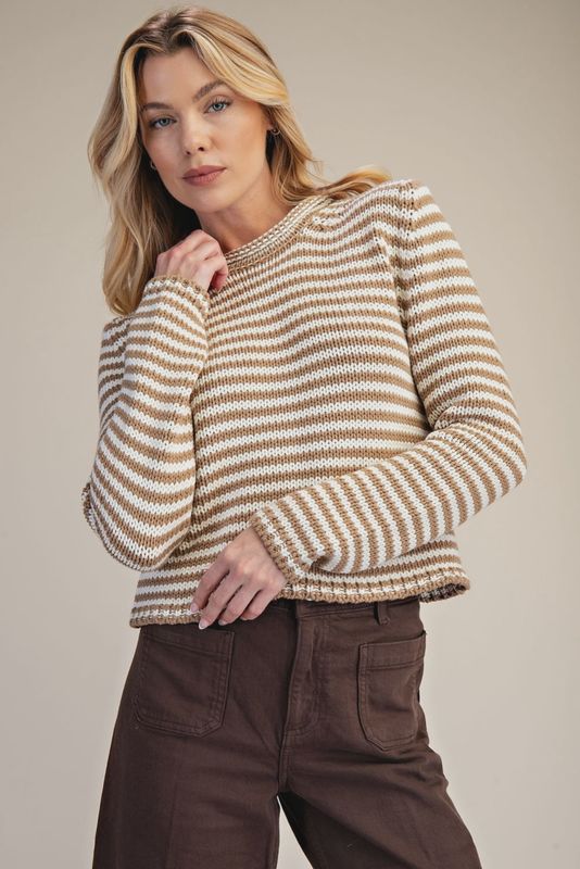 Camel Knit Sweater