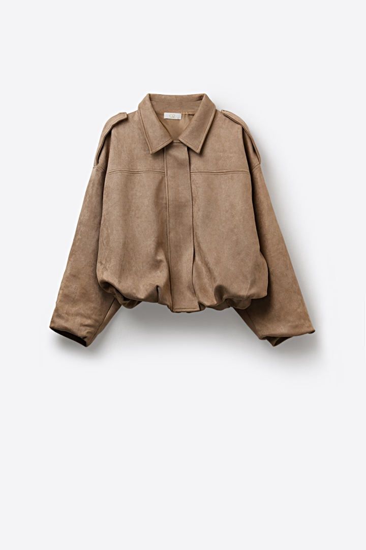 Beige Suede Jacket