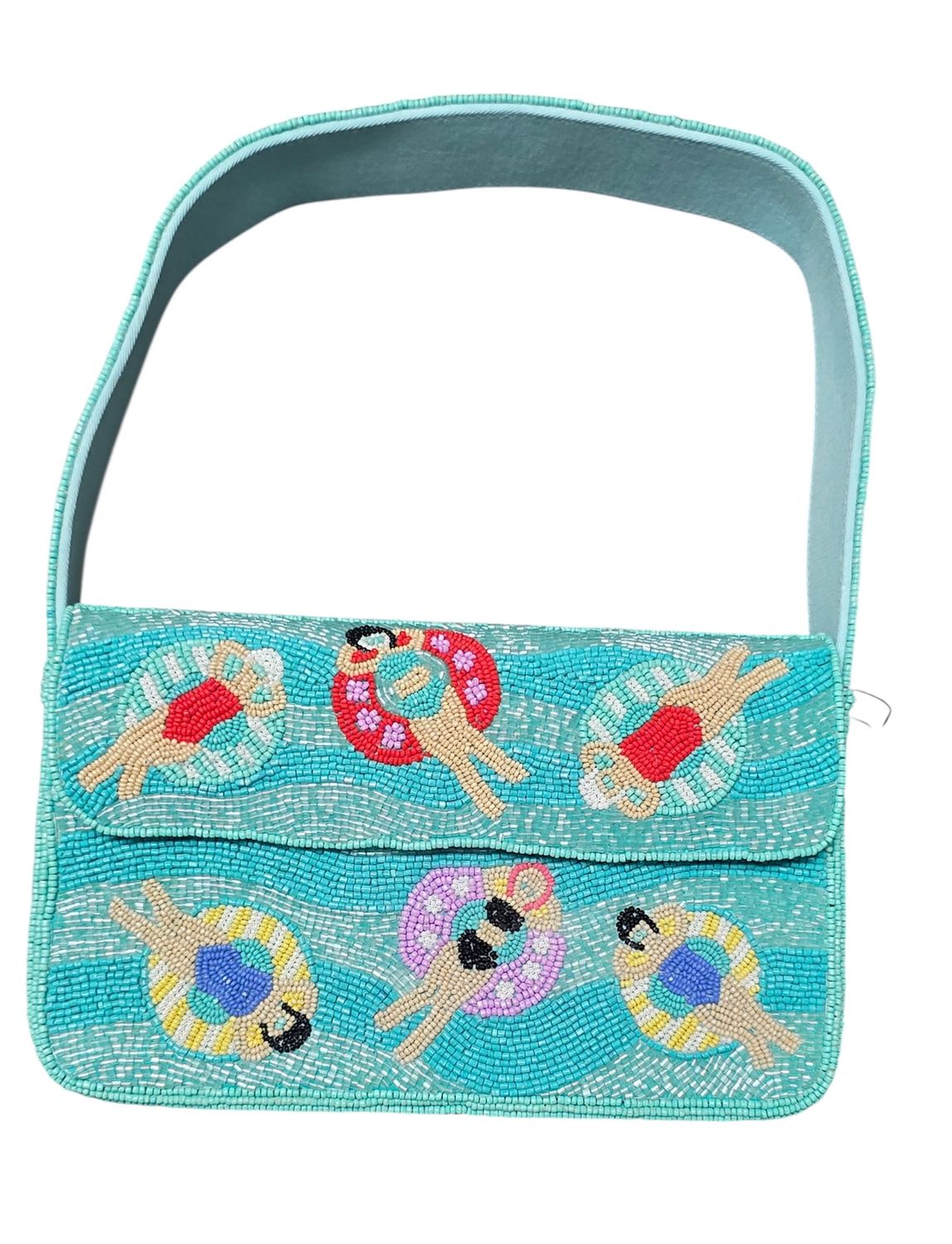 Pool Beaded Bag