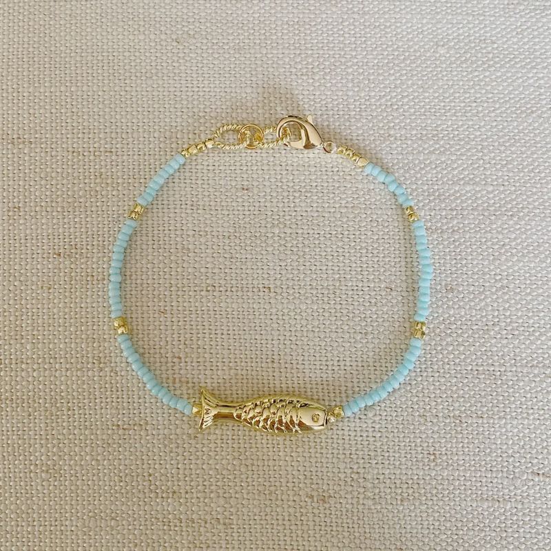 Blue Fish Bracelet