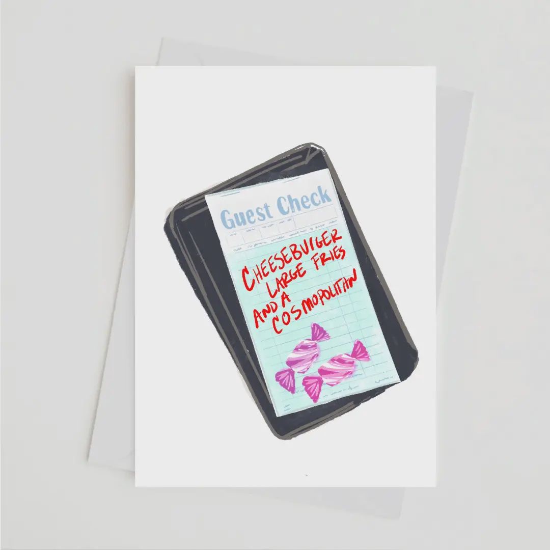 Burger &amp; Cosmo Card