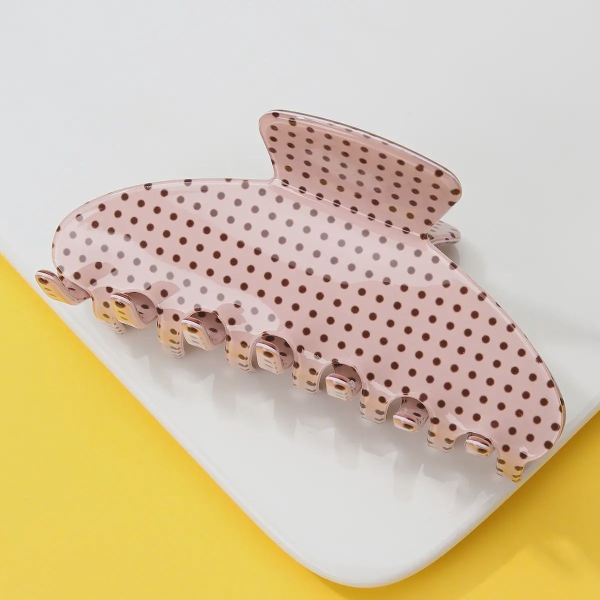 Pink/Brown Hair Clip