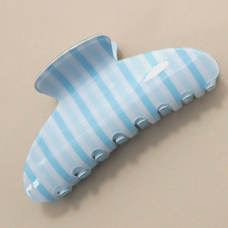 Blue/White Stripe Clip