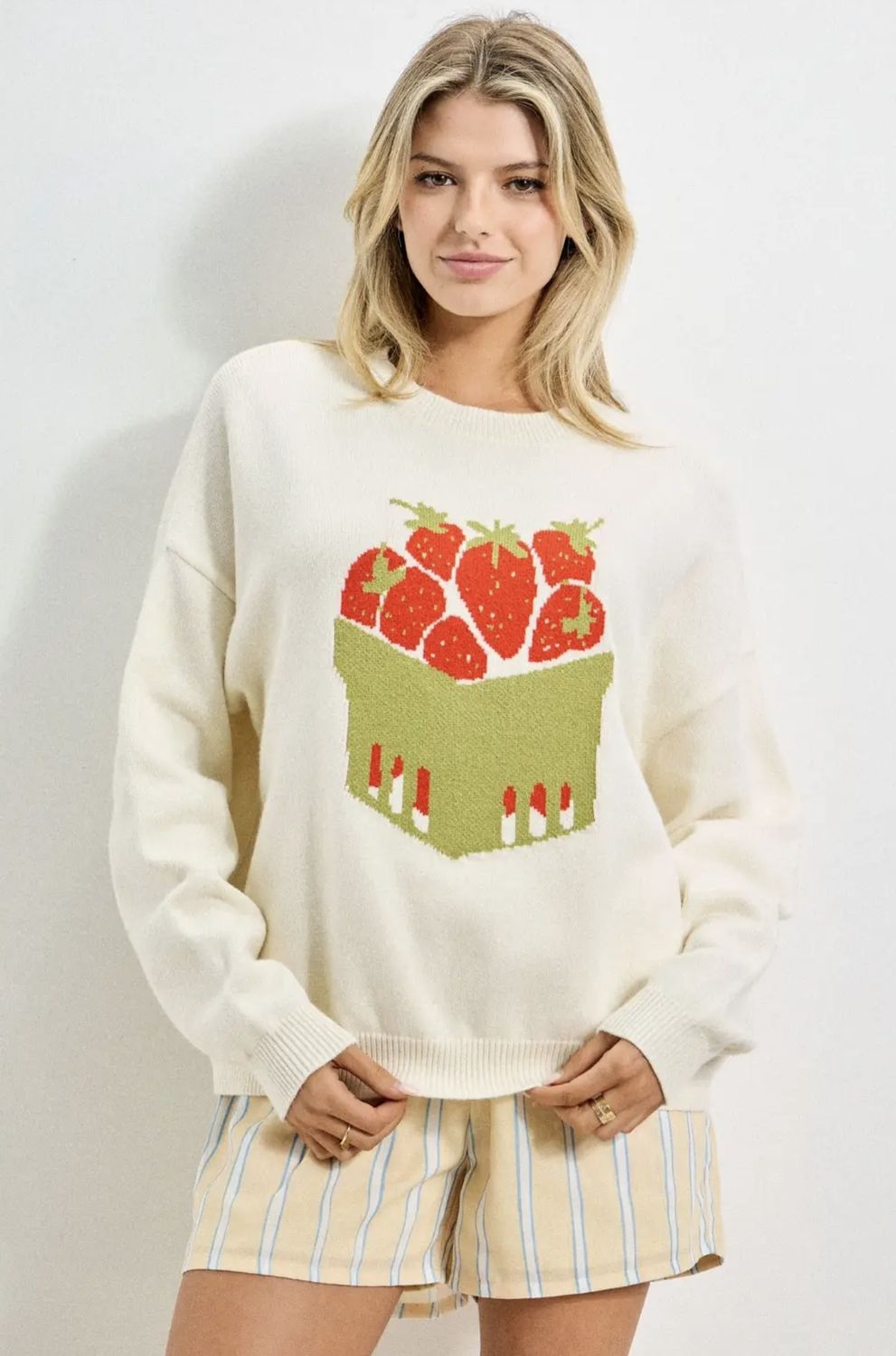 Strawberry Basket Sweater