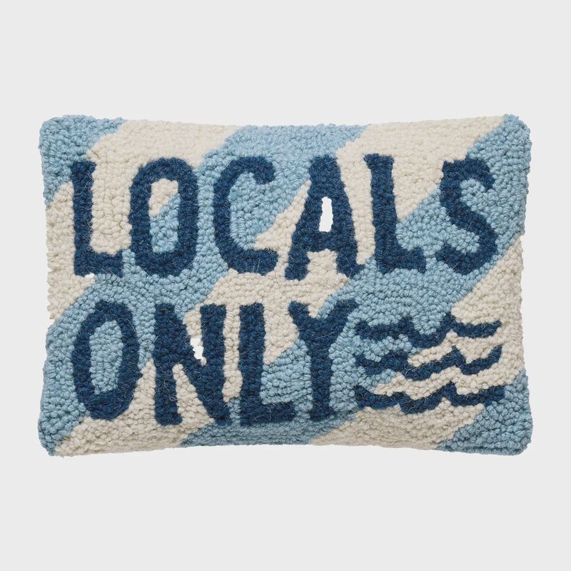 Locals Only Pillow