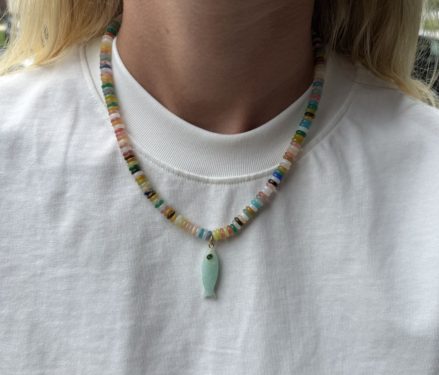 Rainbow Fish Necklace
