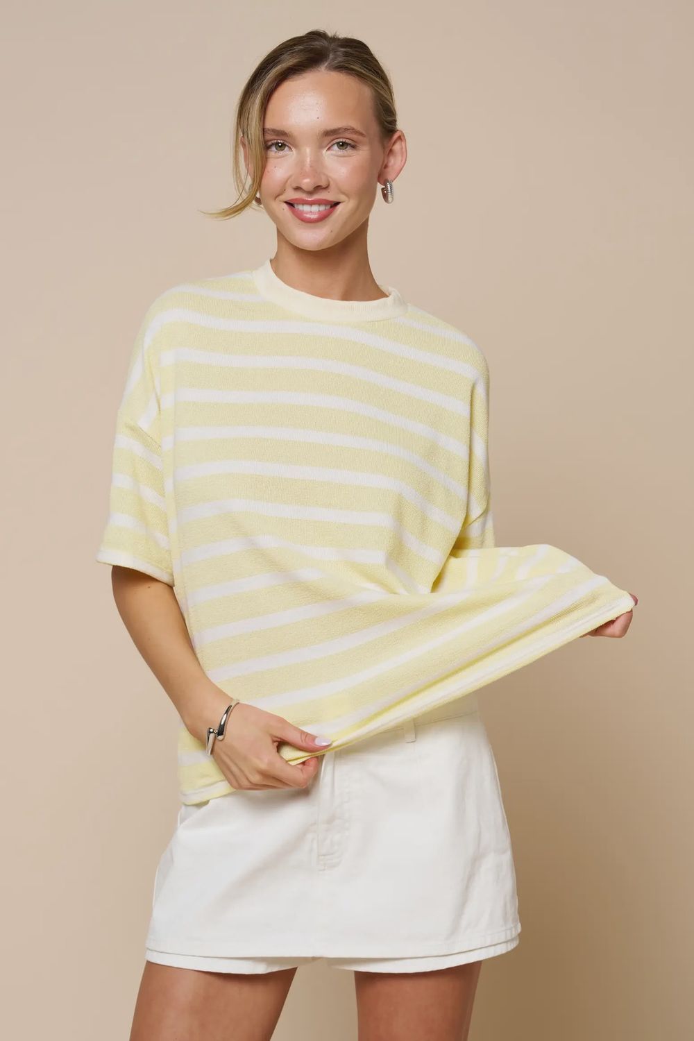 Yellow Boxy Tee