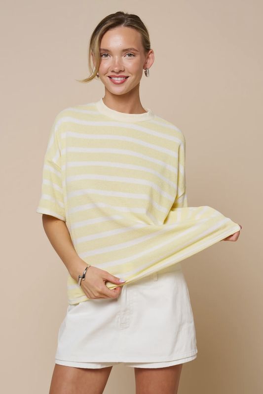 Yellow Boxy Tee