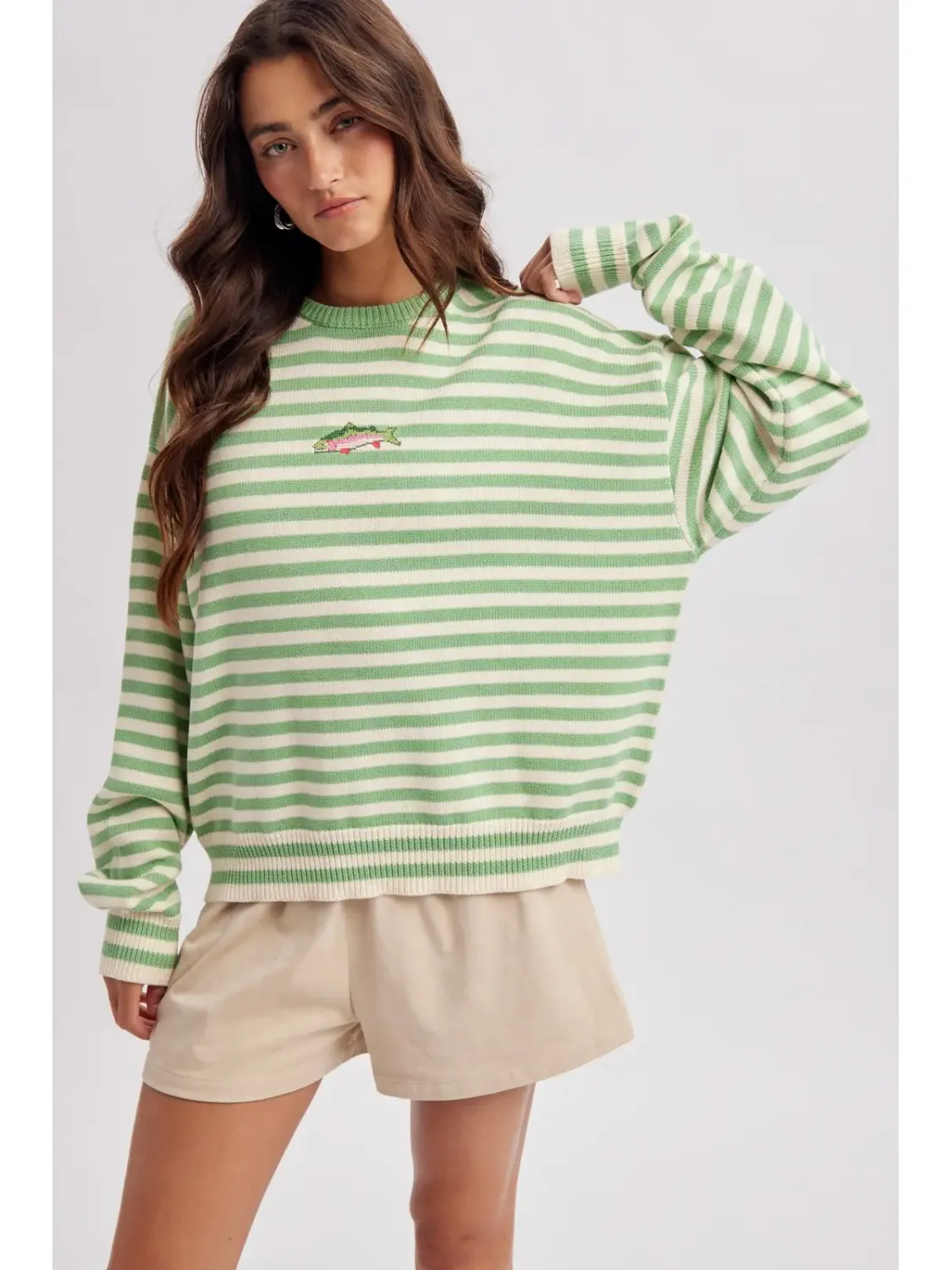 Striped Fish Sweater