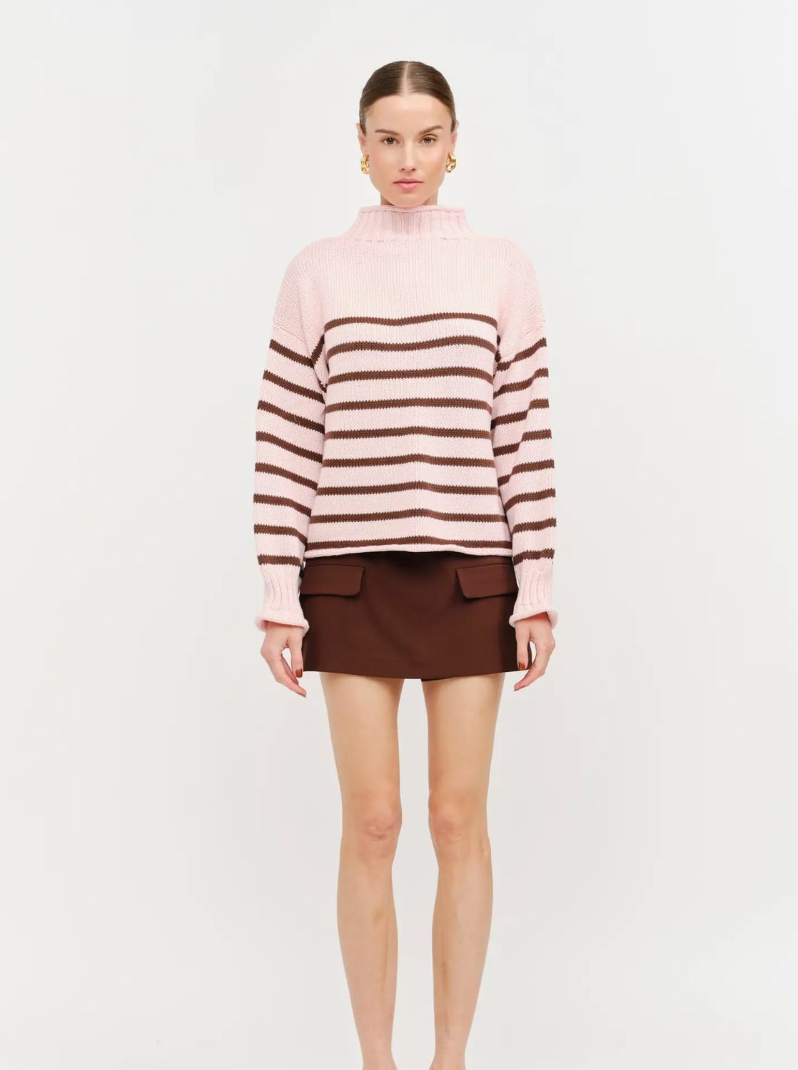 The Sofi Sweater, Colour: Pink, Size: Extra Small