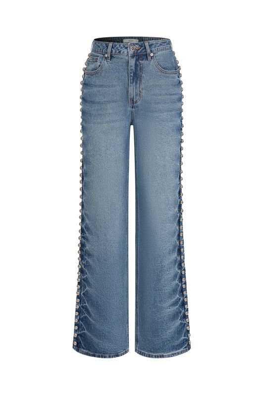 Stud Denim Pant