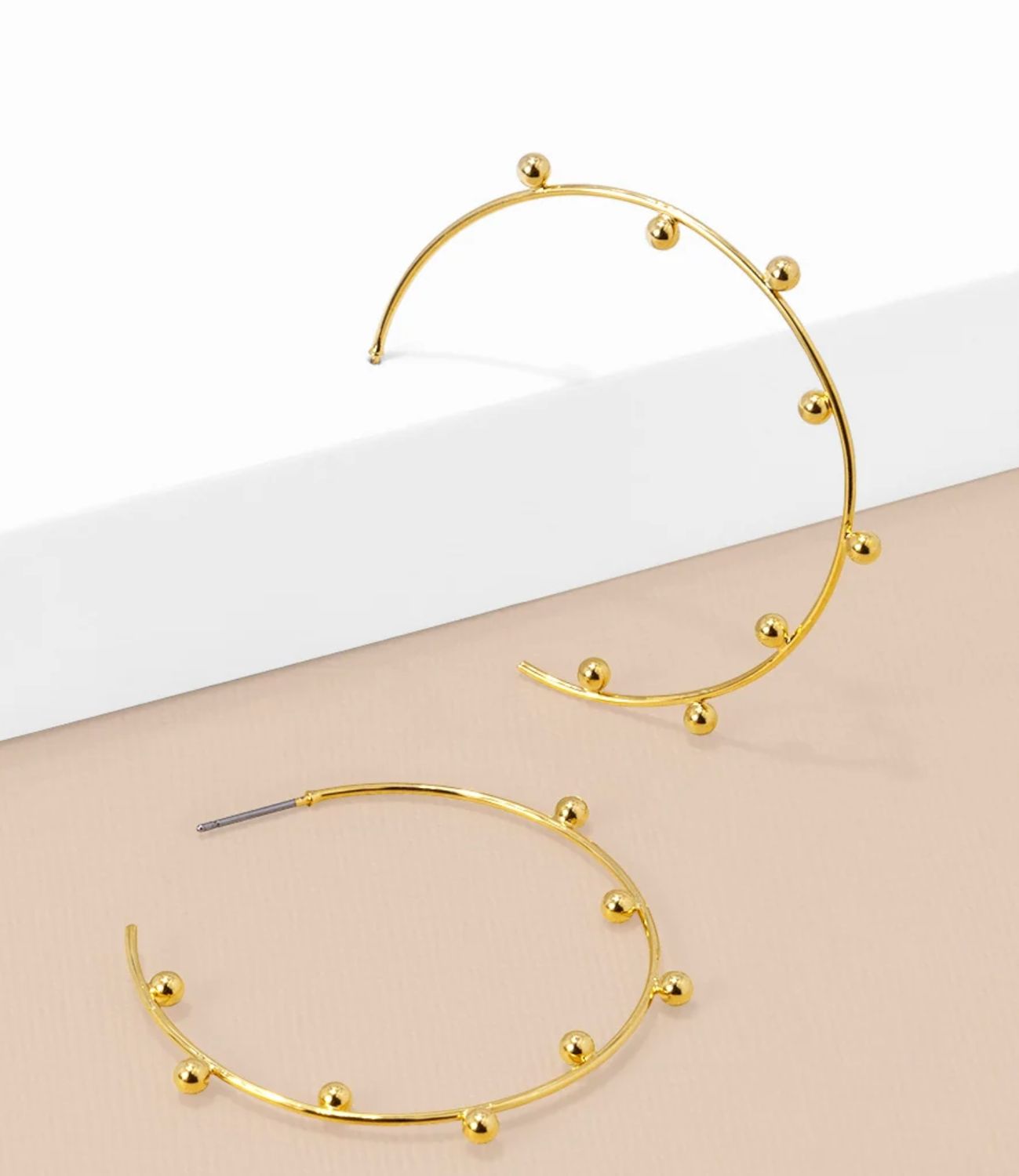Dot Hoop Earring
