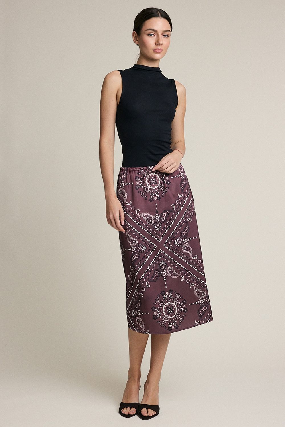 Bandana Print Skirt