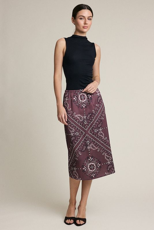 Bandana Print Skirt