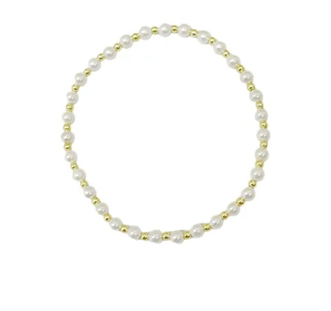 Kaley Pearl Bead Bracelet
