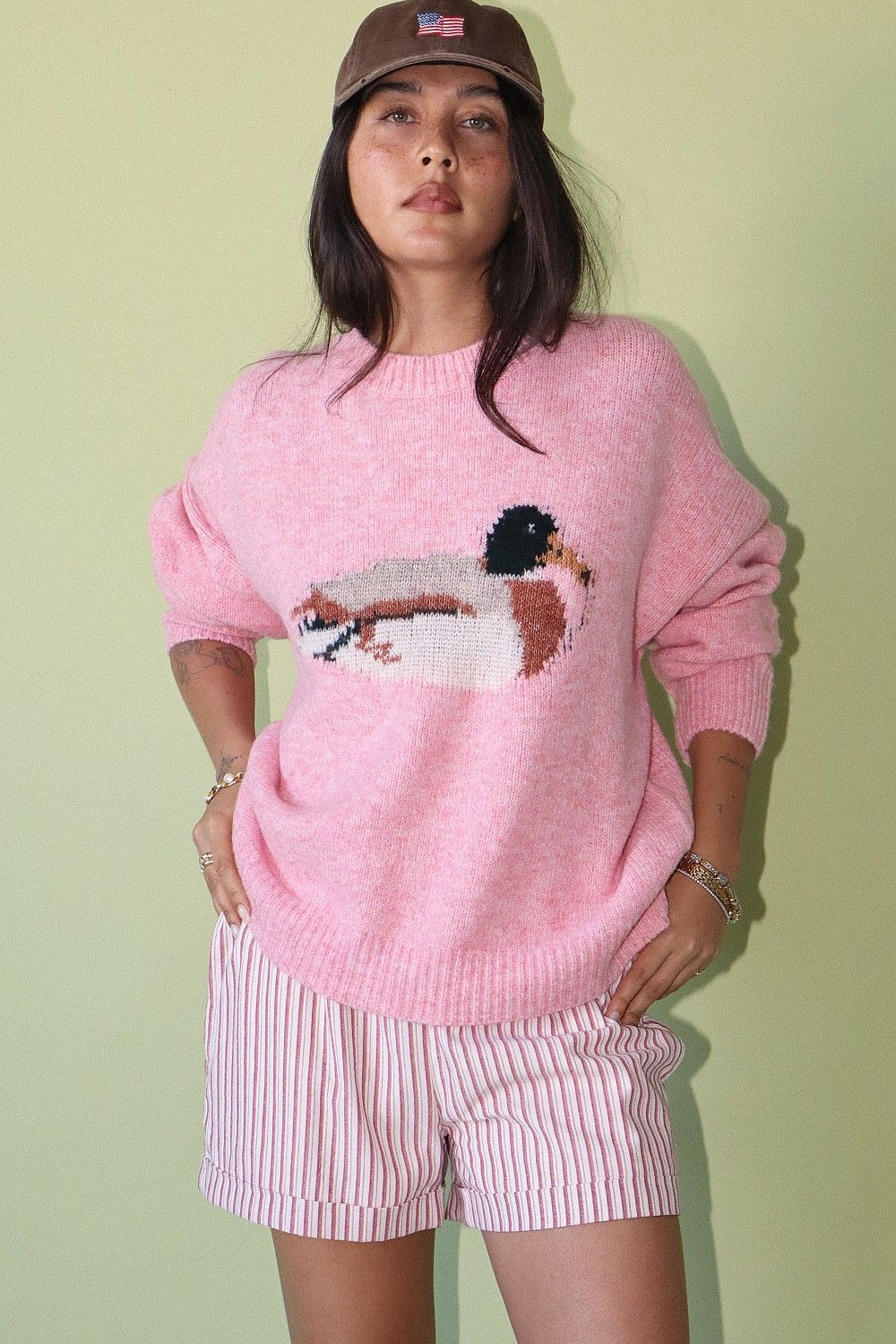 Pink Duck Sweater