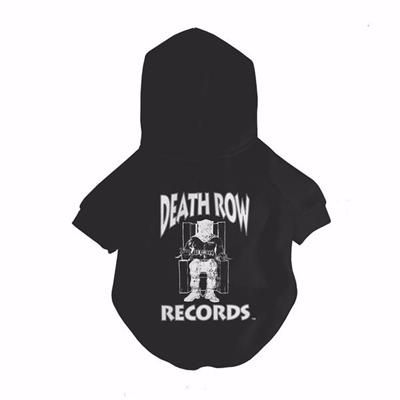 Death Row LOGO Hoodie, Color: Black, Size: S