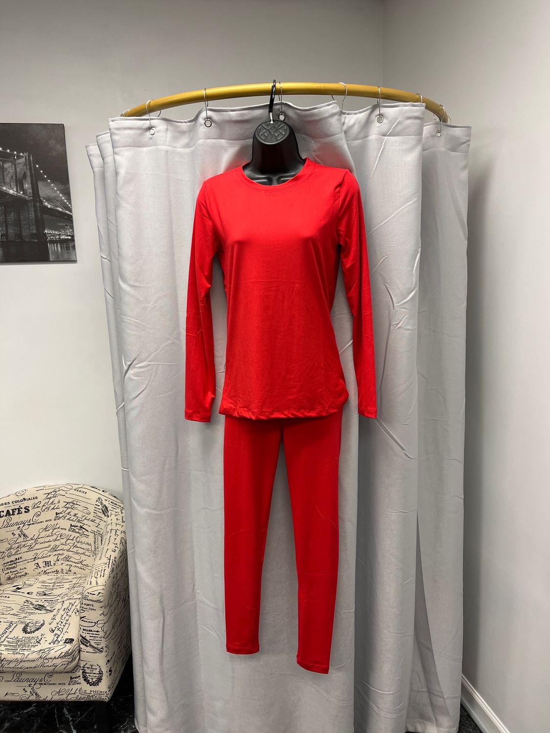 Ruby Red Lounge Set, Size: S