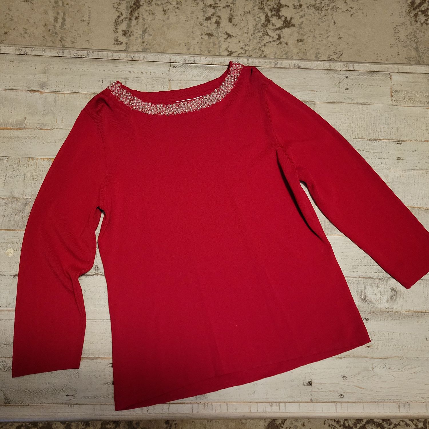 Emma James Red Sweater (L)