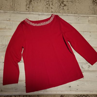 Emma James Red Sweater (L)
