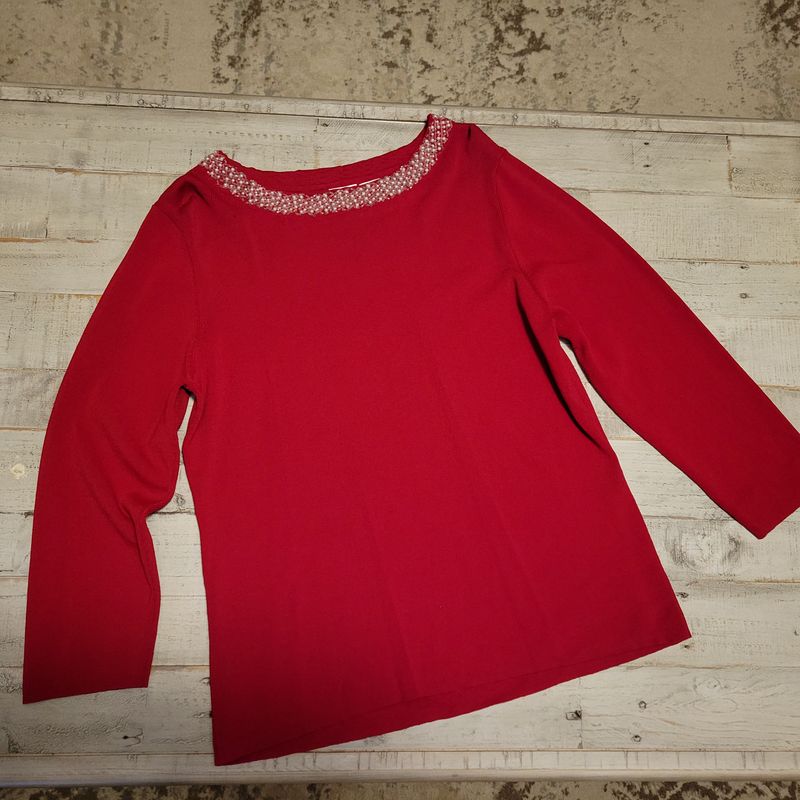 Emma James Red Sweater (L)