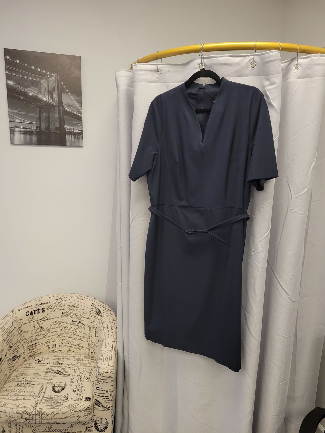 AT Dark Navy Dress (16)pre-owned