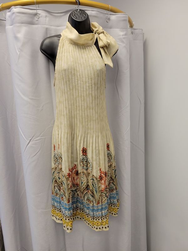 Sunny Leigh Pleated Sleeveless Dress (XS)pre-owned