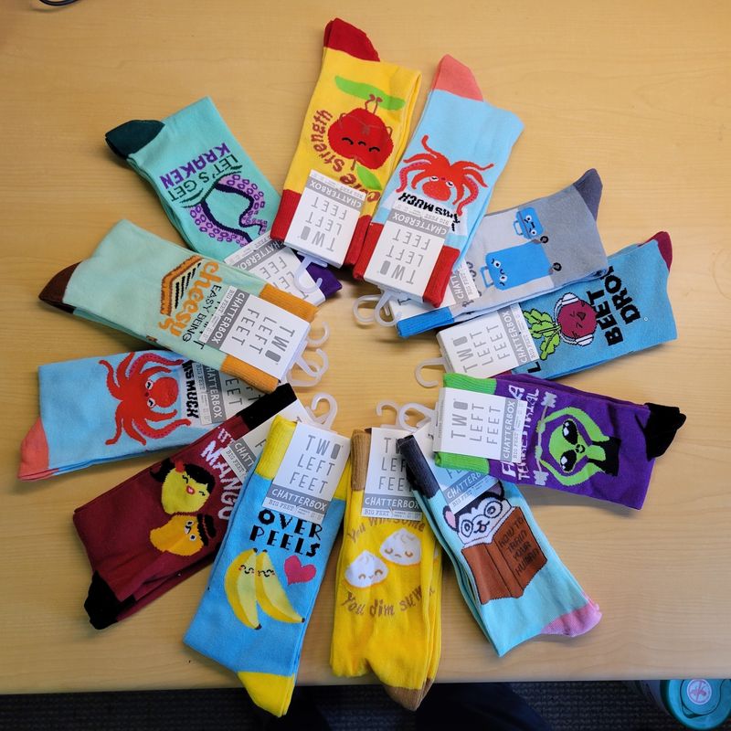 Two Left Feet Chatterbox Socks