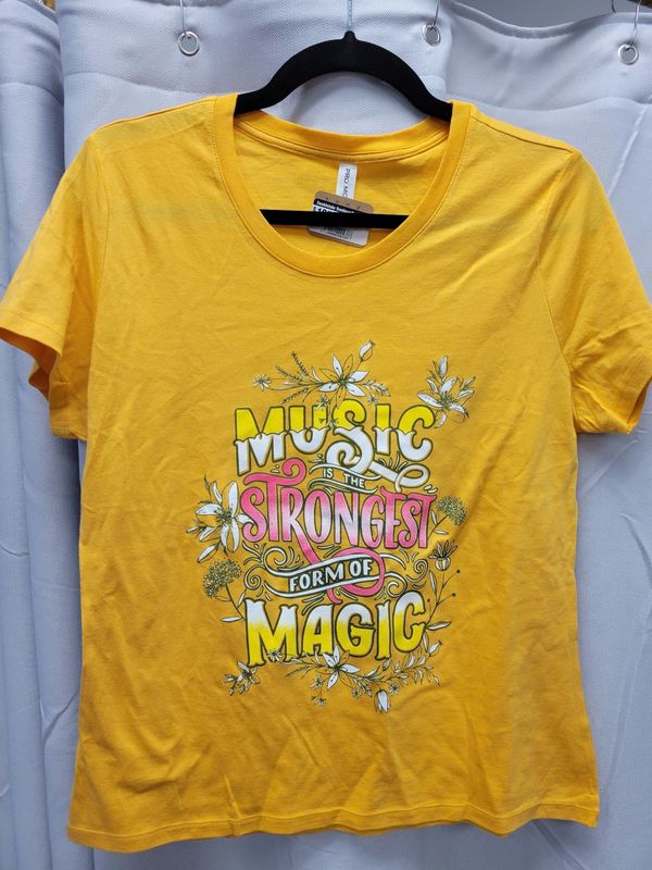 Yellow Graphic Tshirt Music Strongest (New) 