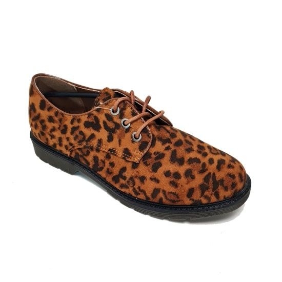 Brown Leopard Print Derby(NEW)