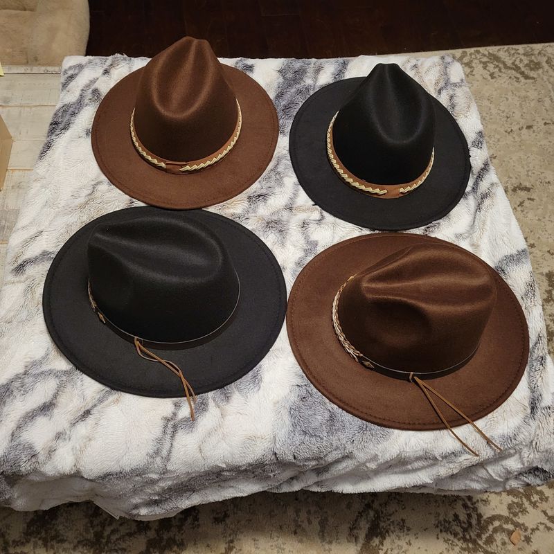 Western Belt Fedora Hat