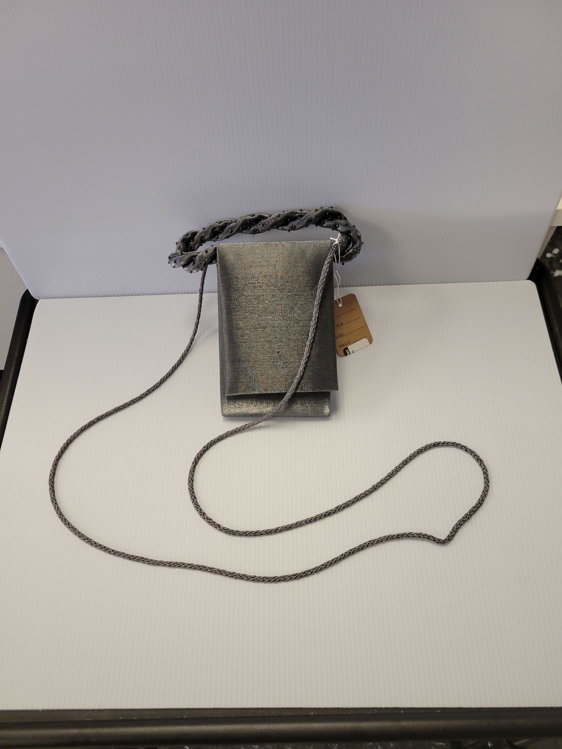 Sasha Platinum Velvet Small Crossbody
